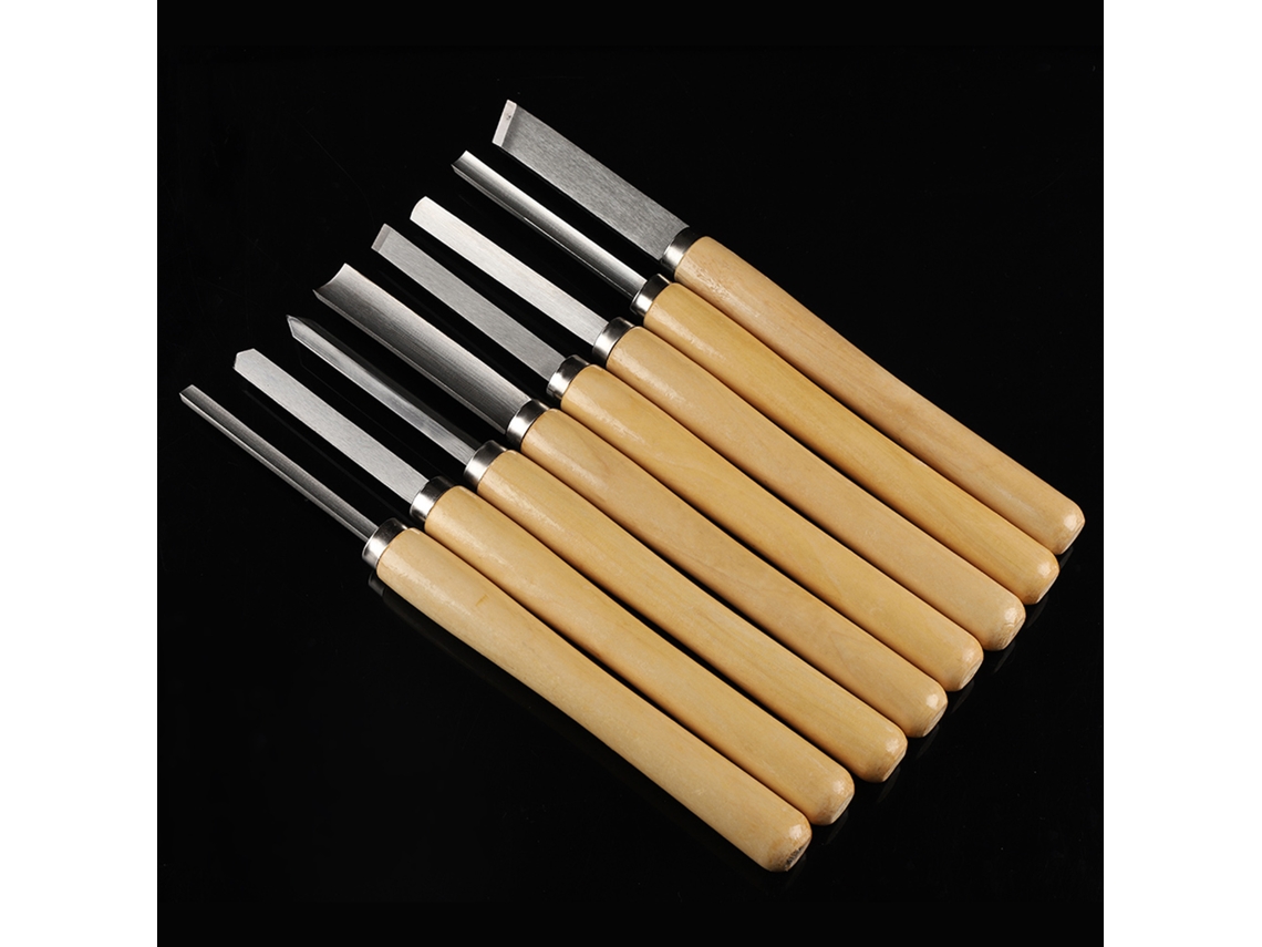 Juego De 8 Herramientas Para Torneado De Madera: Llaves, Torno, Gubia, Tallado Y Carpintería.