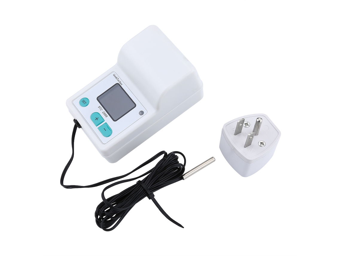 Controlador De Temperatura Digital Lcd Preciso Dtc-2000 Para Acuicultura Y Acuario