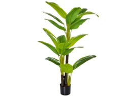 Platanero Artificial, 150 Cm, 18 Hojas, Jarrón, Decoración Para El Hogar, Terraza, Jardín, Vegetación.