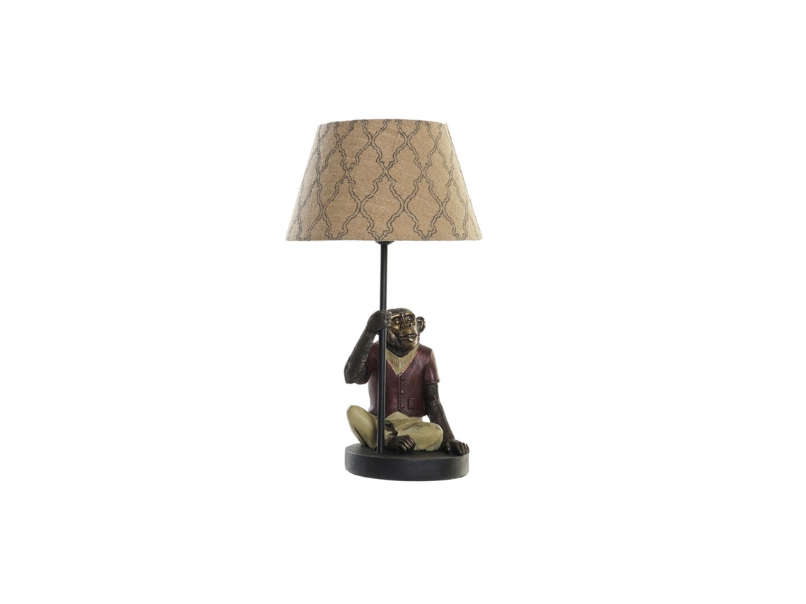 Lampara Sobremesa Resina Poliester Mono 27x25x44,5cm