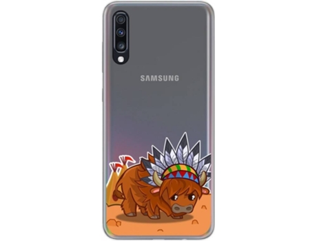 Carcasa Samsung Galaxy A70 TUMUNDOSMARTPHONE Búfalo Multicolor