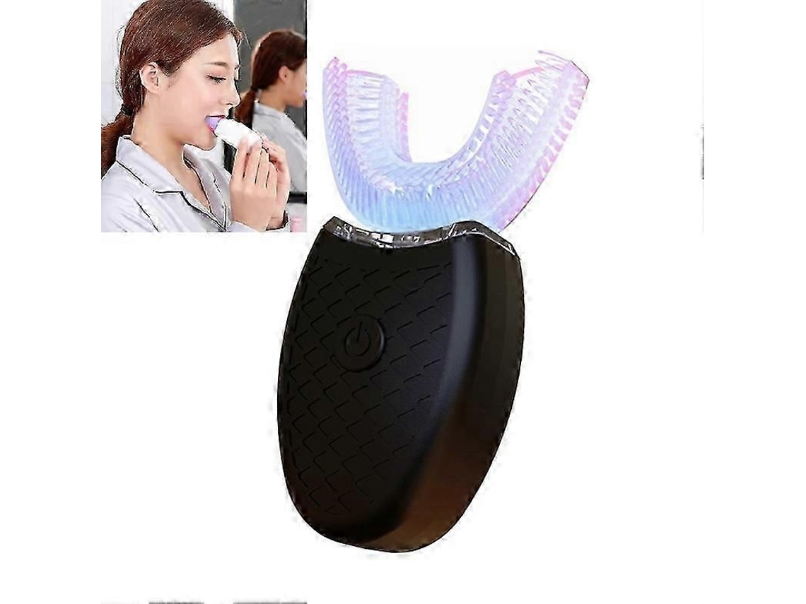 Escova De Dentes Elétrica Clareadora Bucal Em Formato De U, Modelo Lazy U, 25-26
