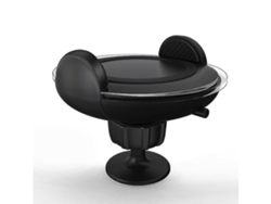 Cargador Sem Carro Giratório Móvel Clipe Transmissor Carga YEMAESRE Negro