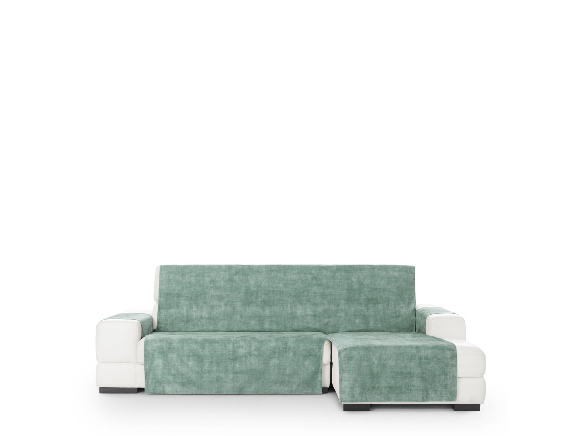 Funda para chaise longue de brazo corto derecho EYSA TURIN Aguamarina 100 x 110 x 300 cm