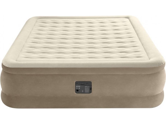 Intex 64428np Hinchable 2 plazas ultra plush con fibertech 64428 152 203 46