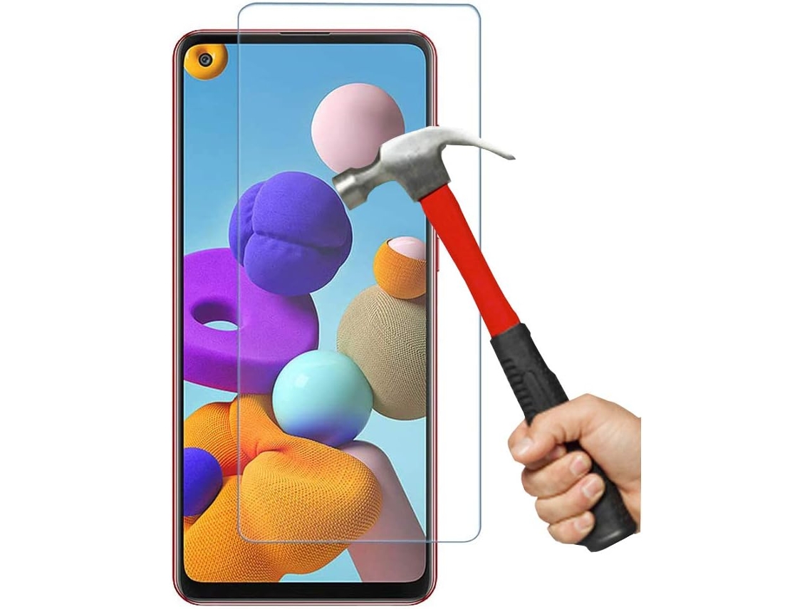Protector de Pantalla Dureza Arranhões Inquebrável para Samsung Galaxy A21 S HONGWE. Vidrio Templado