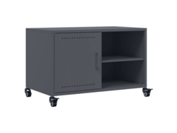 Maison Exclusive - Mueble De Tv Acero Gris Antracita 68x39x43,5 Cm