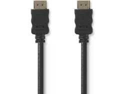 Cable HDMI NEDIS (HDMI - HDMI - 50 cm - Negro)