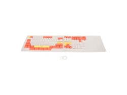 Teclas De Teclado Mecánico Pbt De 130 Teclas Con Sublimación De Tinta, Diseño Ergonómico, Color Rosa Gato.