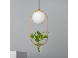 Lámpara de Suspensión LEDKIA Moonlight (Dorado - E27 - 40 W)