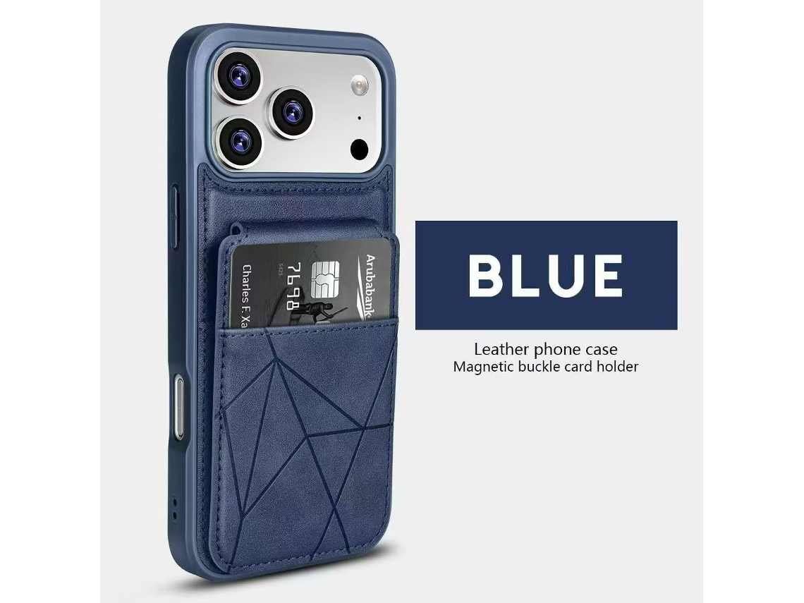 Capa Para Celular Samsungsung/capa De Couro/porta-cartões (2 Em 1)azul - Samsung S23 Plus