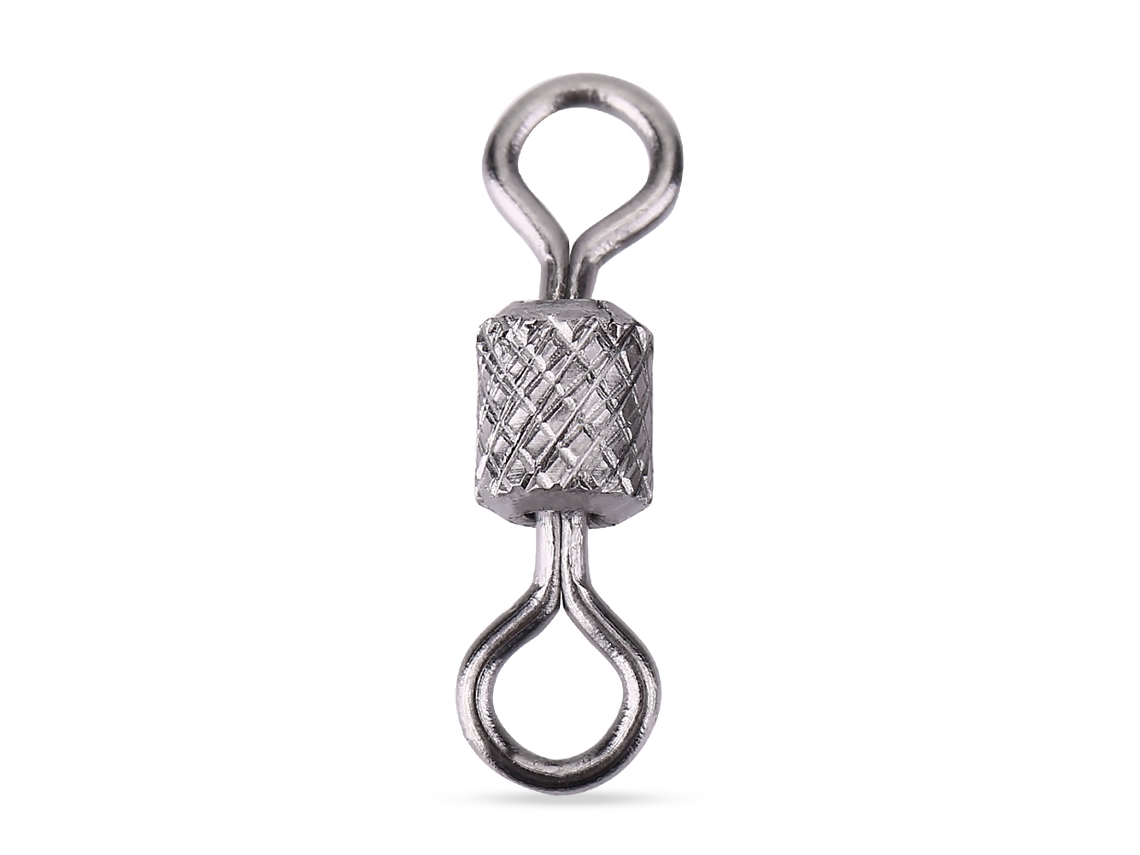 Anillo giratorio de cobre para pesca, 100 unidades, 4