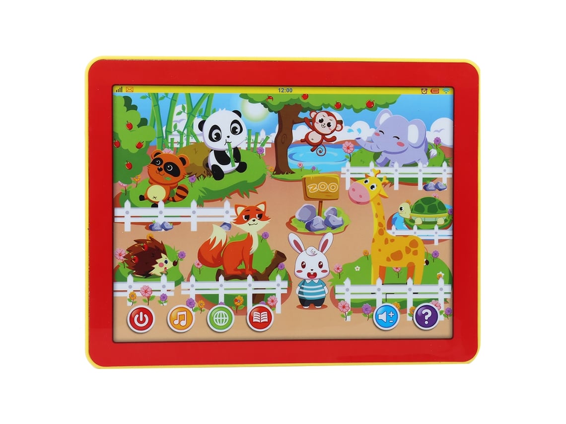 Brinquedo Tablet Infantil Para Leitura De Histórias Tela Tática Educação Aprendizagem 2602c