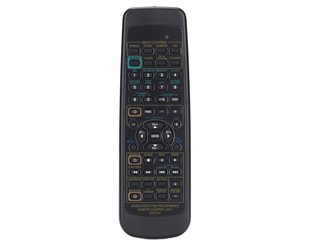 Controle Remoto Para Receptor De Áudio E Vídeo Pioneer Vsxd309 Vsxd409 Vsxd411 Vsxd412 Vsxd510 Axd7247