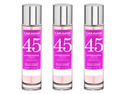 3x Perfume de Hombre Nº45 150ml CARAVAN