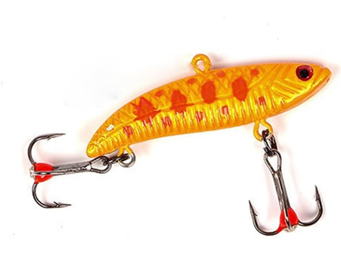 Qinggangling999 Anzuelo De Pesca Señuelo Invierno Para Hielo 1 Unidad Ojos 3d Colorido Cebo Duro Señuelos T...