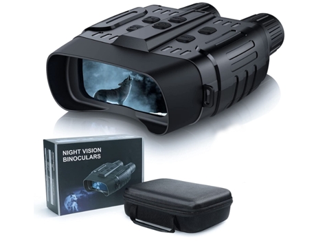 CHRONUS Night Vision YSY230213, Binoculares de visión nocturna 1280P 300M 4X Digital 7L Gafas infrarrojas 850NM, Negro