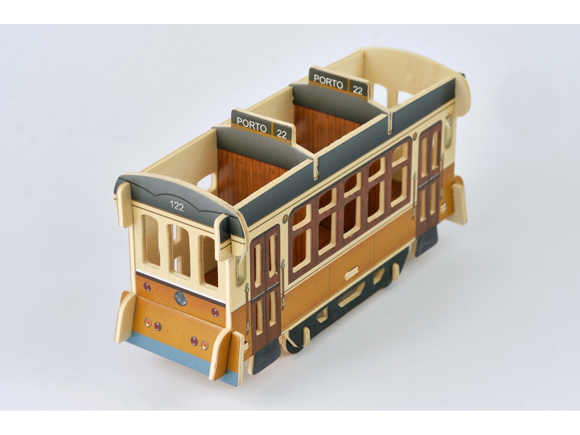 Construcción de Madera TRADEPORTUGAL Pencil Box Eléctrico 22 de Porto (Edad Mínima Recomendada: 10 años - 13 Piezas)