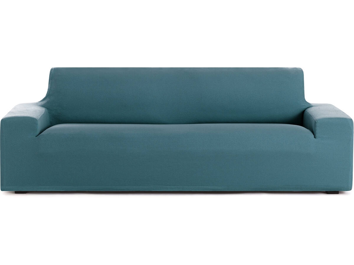 Funda de Sofá 4 Plazas EYSA Premium Bronx Tejido Multielástico (240 x 70 x 110 cm - Poliéster - Verde Esmeralda)