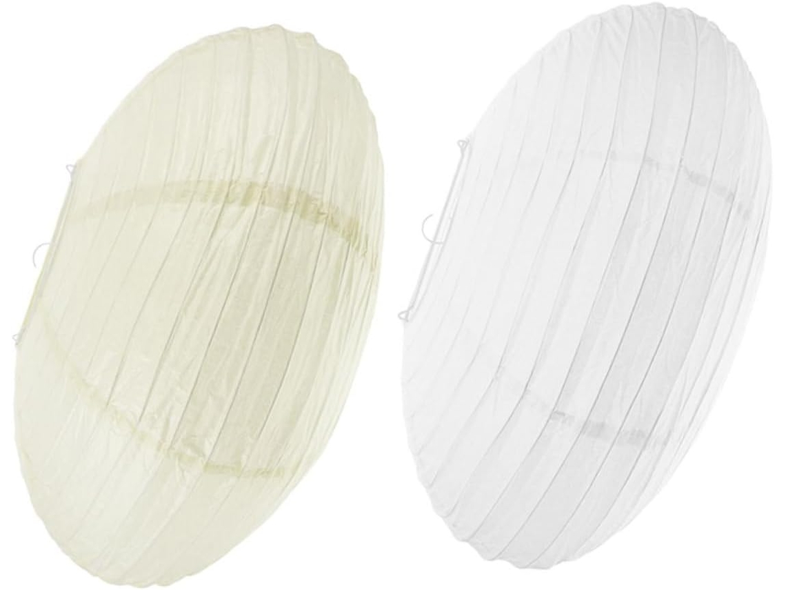 Faroles de papel plegables redondos Slowmoose (2 unidades), para manualidades, bodas y fiestas.