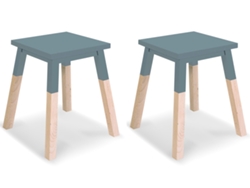 Banco MON PETIT MEUBLE FRANÇAIS de Madeira Maciça Assento 35 cm (2 unidades)