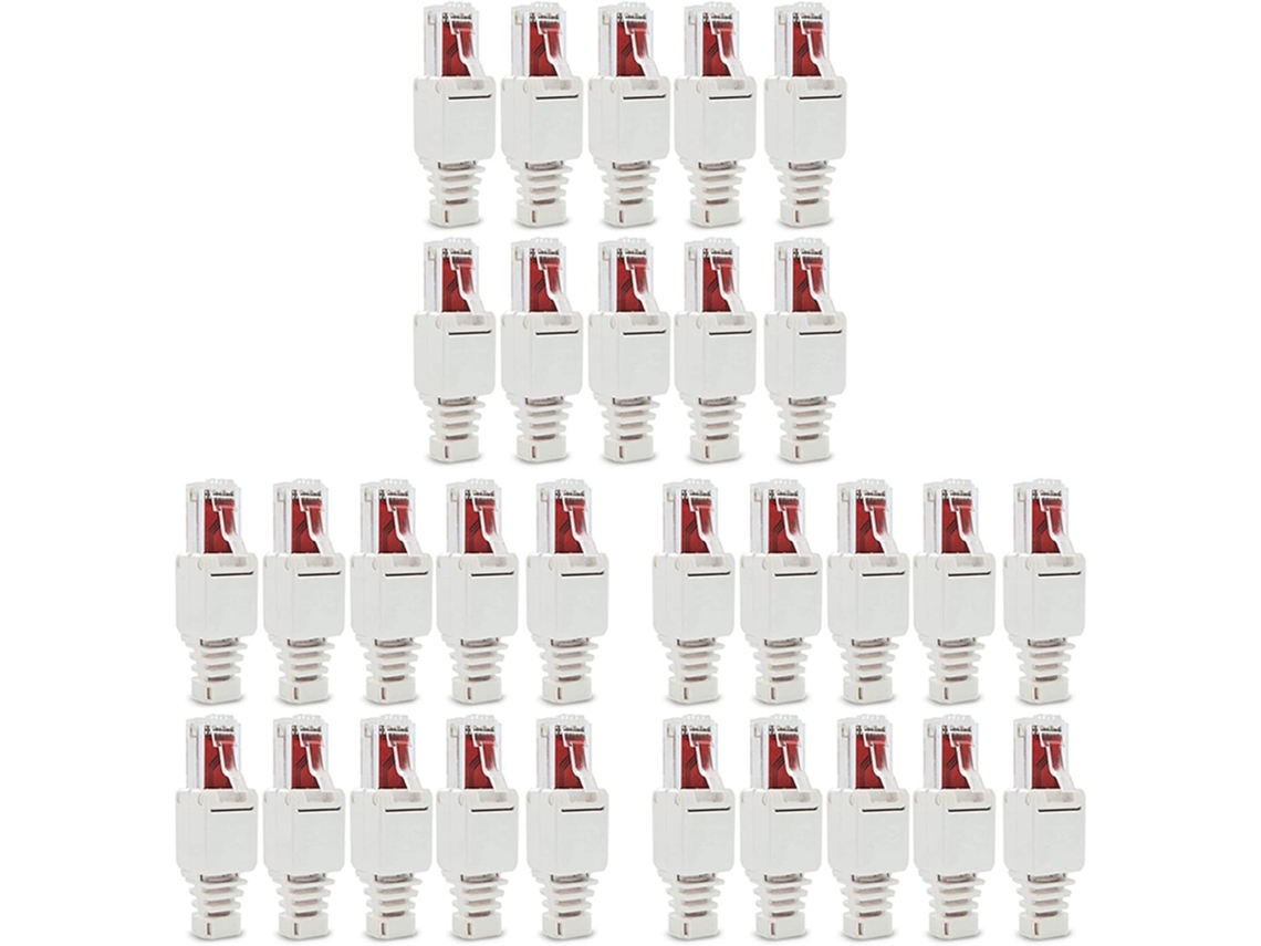 30 Conectores De Red Rj45 Cat6 Para Cable Lan Utp, Herramientas De Instalación, Cat5 Y Cat7