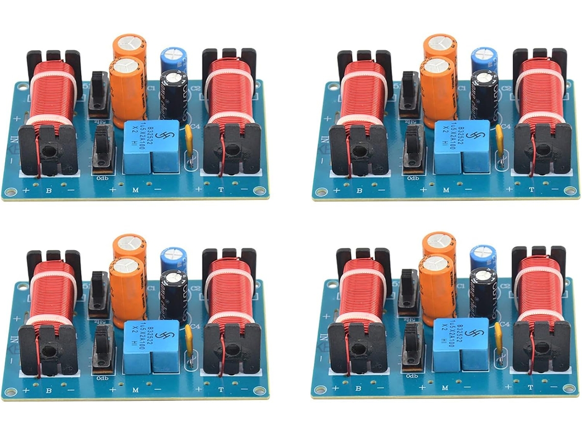 4 Altavoces De 150 W: Alta Frecuencia, Alta Frecuencia, Baja Frecuencia, Filtro De Audio