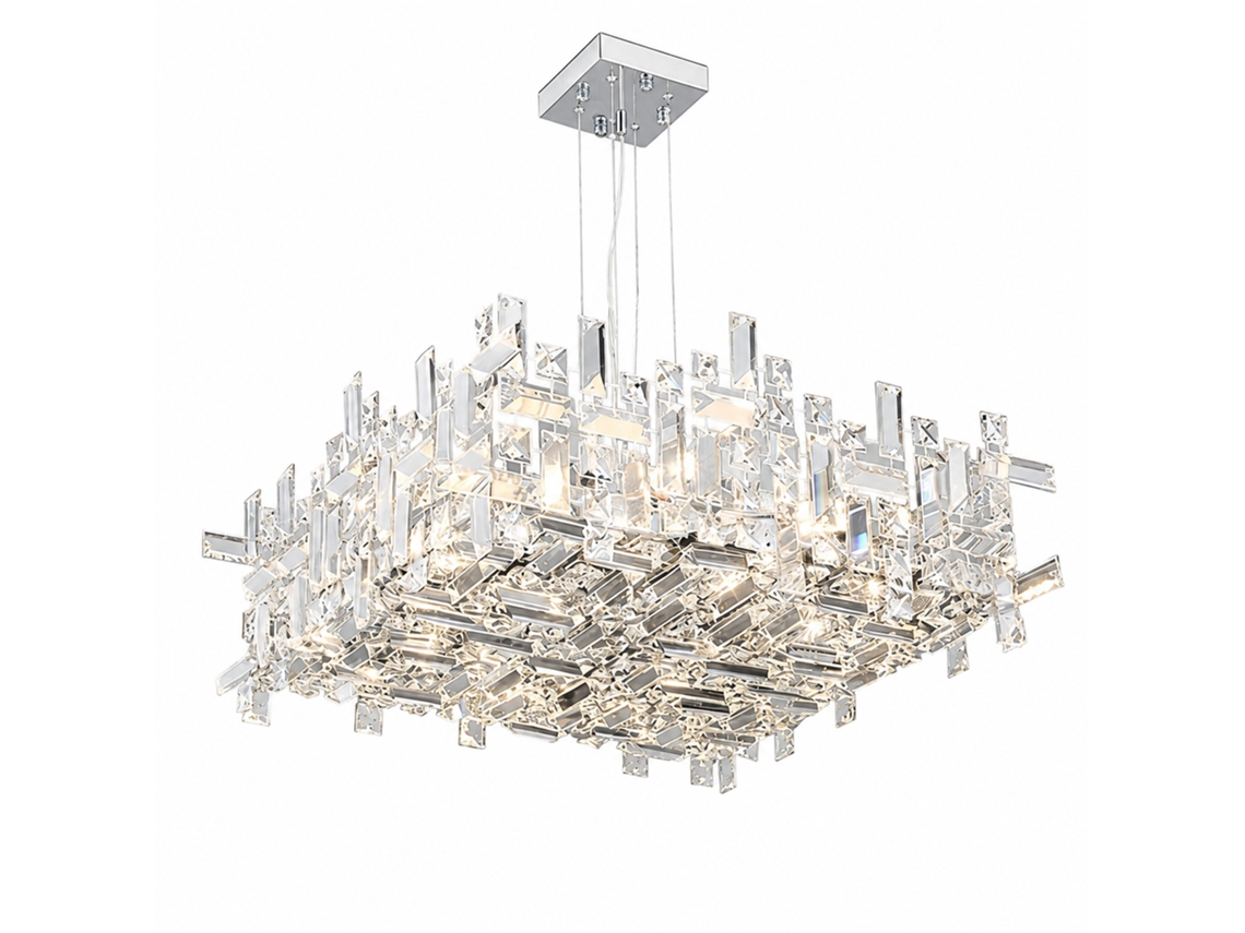 Candeeiro de Teto de Cristal PIBAOGU Asled 778 (âmbar)