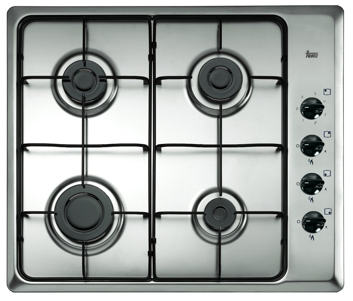 Placa de Gas TEKA HLX 60 4G AL (Gas Natural - 58 cm - Inox)