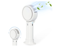 Mini ventilador USB portátil sin hojas, carga USB, baterías recargables de 2000 mAh, 3 velocidades Gusshious