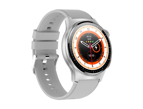 Smartwatch para hombres, con monitor de presión arterial, rastreador de ejercicios a prueba de agua, para Android iPhone, gris CHRONUS