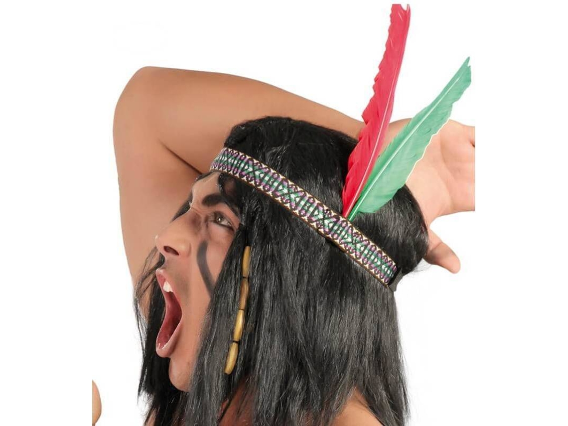 Cinta DISFRAZZES De Indio Con Plumas (Talla: Talla Universal)