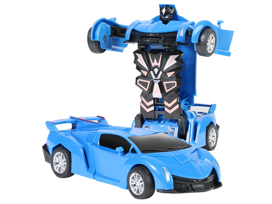 Coche Robot De Juguete Abs Con Mecanismo De Colisión Y Deformación Para Niños, Regalo De Cumpleaños.