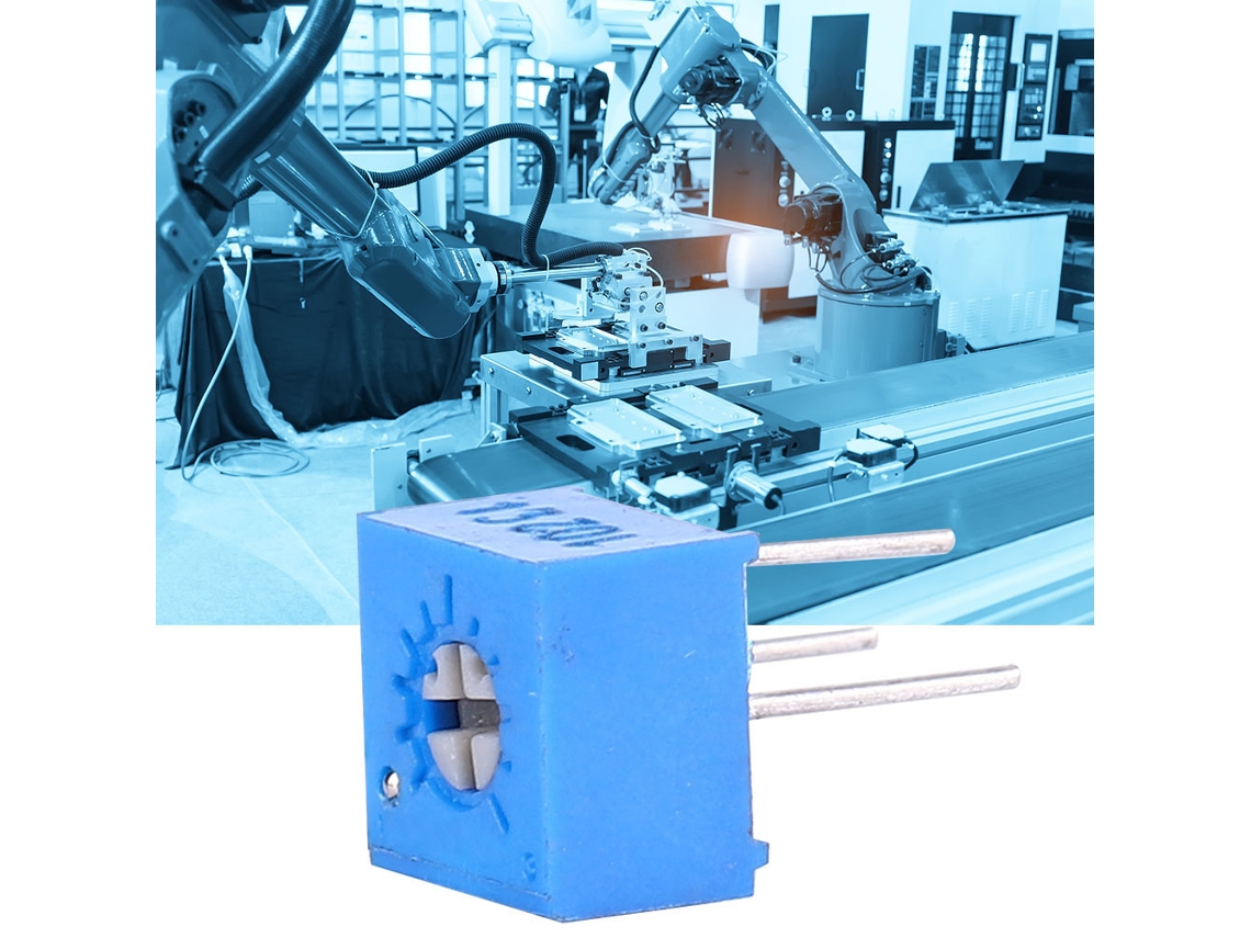 Omni-20 Piezas Potenciómetro Resistor Variable 3362p Kit Preciso 1kω-1000kω (500kω) Componente Eléctrico Pasivo