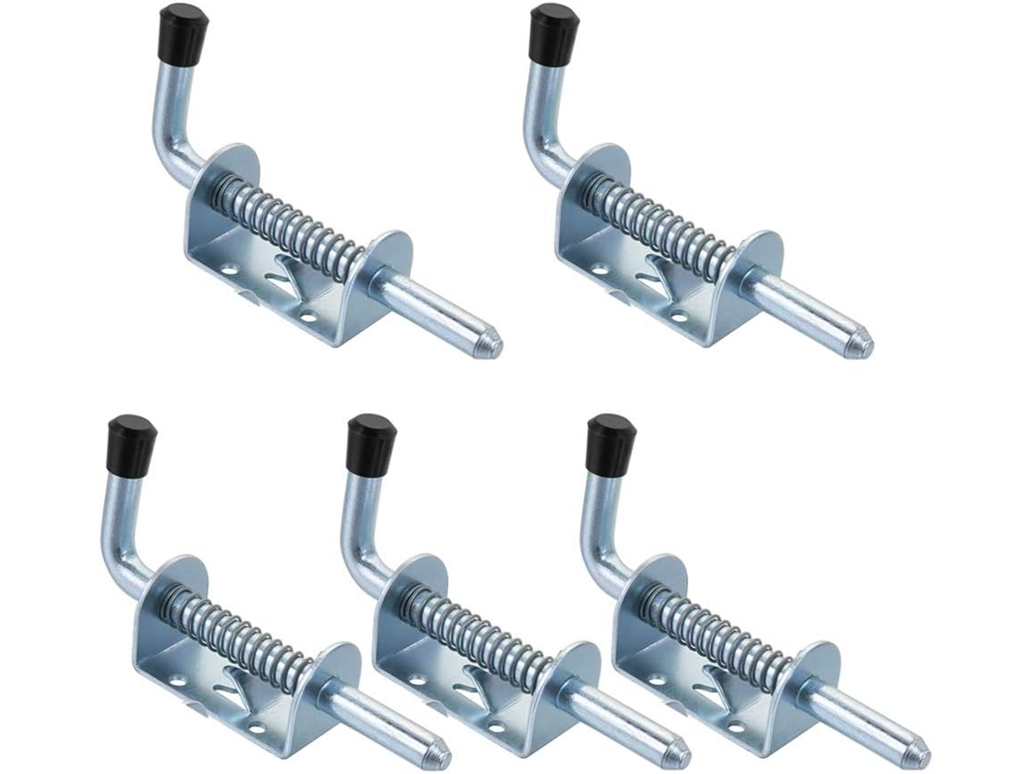 KOFIHETY Bolt de barril de servicio pesado para gabinete, pasador de protección de puerta cargada de resorte con desconexión suave, perfecta para cobertizo, re