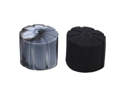 2pcs Tapa Universal De Lente De Silicona Protectora Anti-polvo Impermeable Para Dslr
