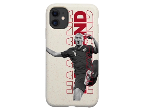 Funda Móvil Oficial Norges Fotballforbund Compostable Base para iPhone 11 PHONECASES3D Blanco