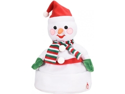 2026-muñeco De Peluche Navideño Con Sombrero De Santa Que Baila, Canta Y Brilla