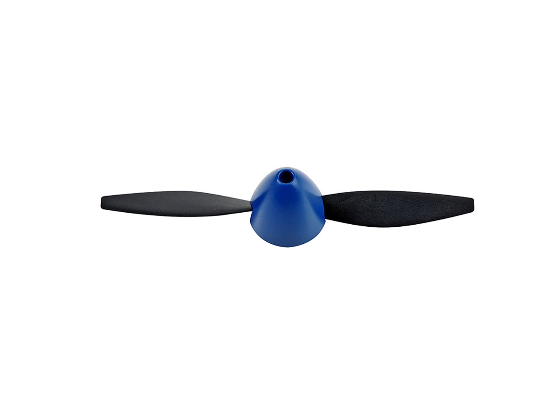 Repuestos de alta calidad para RC Hobby: hélice de 2 palas con cono para avión RC Mini P51d Spitfire BF 109 con envergadura de 450 mm