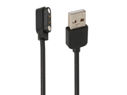 Cable de carga magnético para Xiaomi Haylou RT2 LS10 USB de carga rápida de 1 m