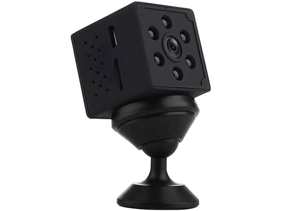 Mini cámara espía 4K HD Wi-Fi Batería de larga duración Visión nocturna Detección de movimiento Interior Negro Bestvite