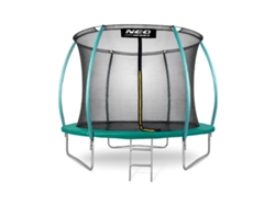Trampolín de jardín de 312cm con malla interior NEO-SPORT