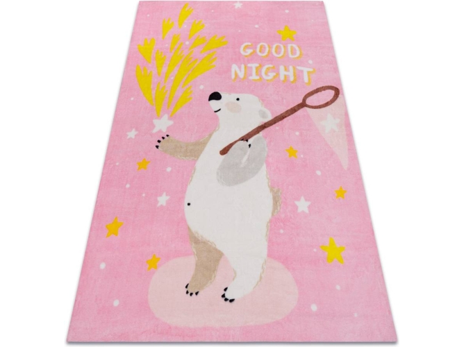 Alfombra DYWANY LUSZCZOW Play G4016-5 (Rosa - 120 x 170 cm - Poliéster)