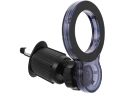 Soporte Magnético Portátil Para Teléfono Para Navegador De Coche, Plástico Negro, Giratorio.