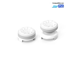 (Paquete de 2) Fundas de alto rendimiento para joysticks de PS4/PS5: dos alturas de fundas antideslizantes para joysticks que mejoran el control.