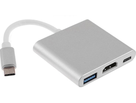 Adaptador MULTI4YOU W-MS003535 (Tipo C - HDMI - Gris)