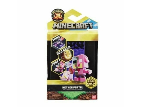 Playset Moose Toys Nether portal dual craft - Treasure x Minecraft