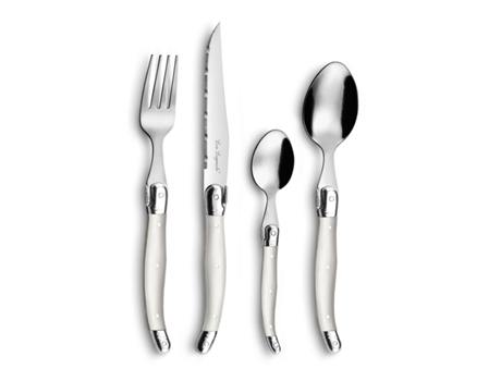 Set de Cubiertos LOU LAGUIOLE Rustic 24 Piezas Bicolor Metal