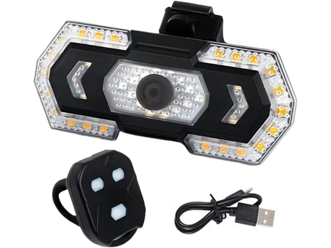 Luz trasera recargable para bicicleta | Control remoto con 5 modos, accesorios de ciclismo Vayotoy