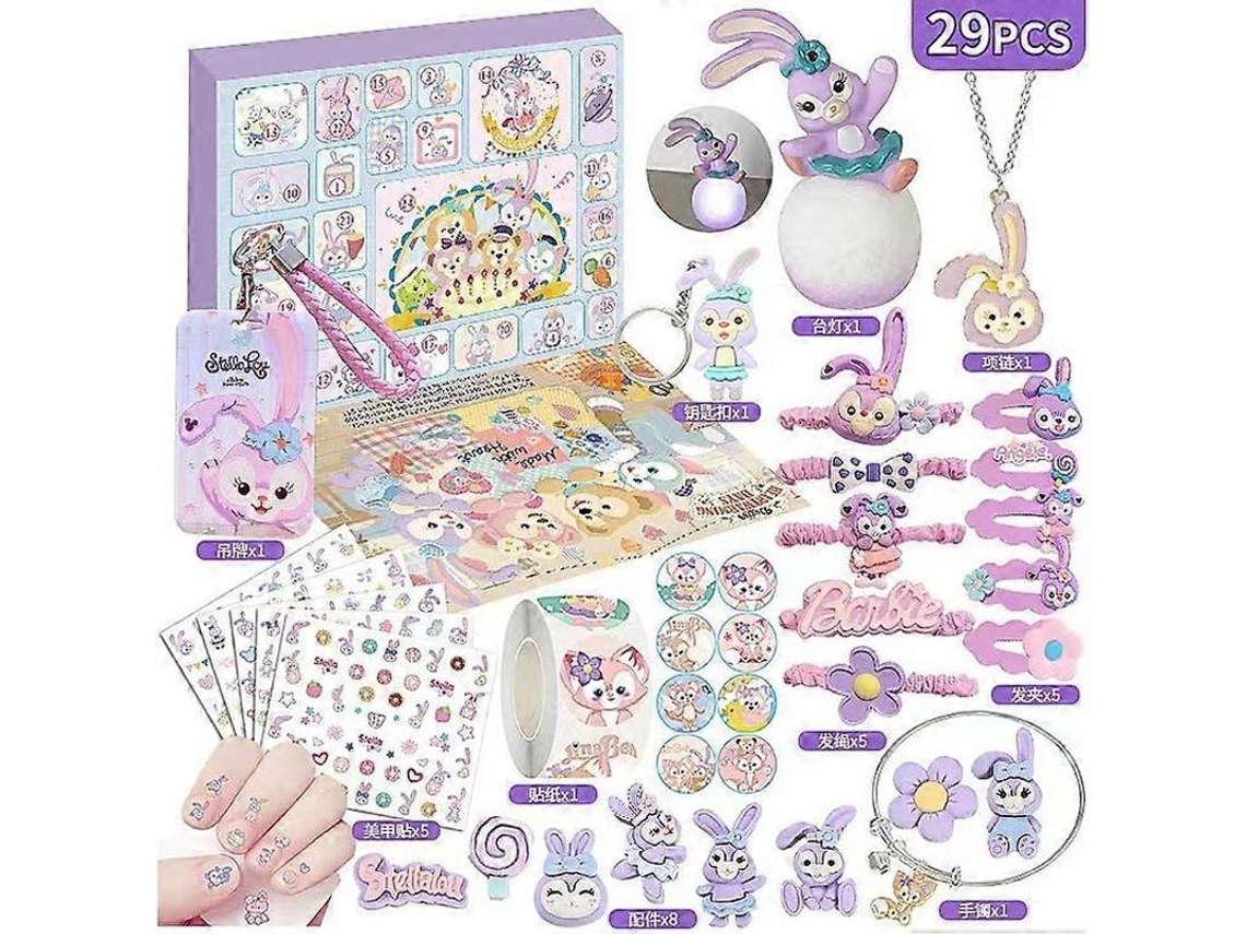 Calendario De Adviento Navideño Sanrio Kuromi My Melody Labubu Caja Misteriosa Música Para Niñas 3-6 Años St 43 Star Delu